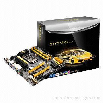 Motherboard, ASRock Z87M OC Formula LGA1150/Intel Z87/DDR3/Quad CrossFireX and Quad SLI Micro ATX